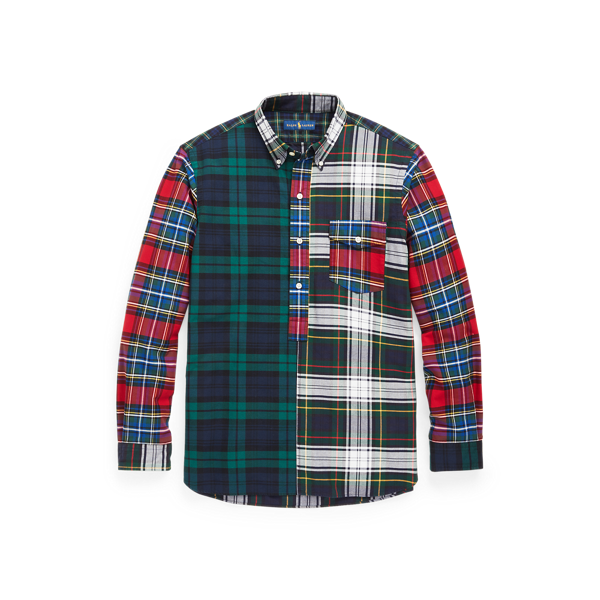 Chemise Oxford tartan coupe ajustée