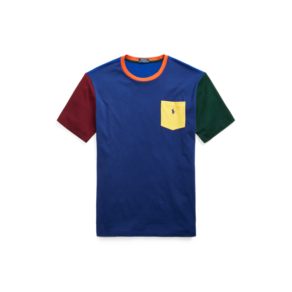 T-shirt à poche en color-block