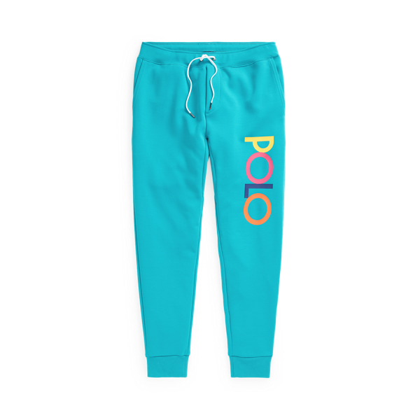 Pantalon jogging jersey double logo