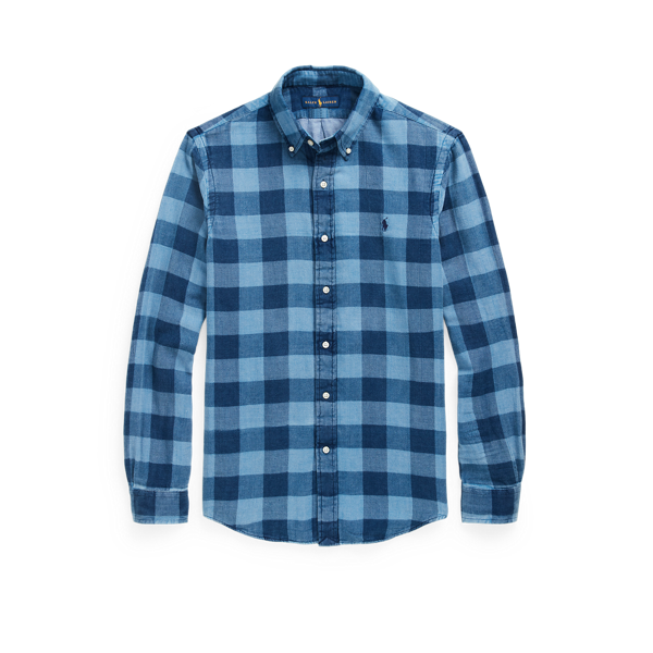 Chemise écossaise ajustée double face