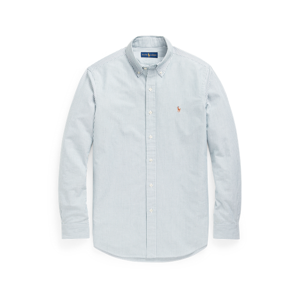 Chemise Oxford cintrée à rayures
