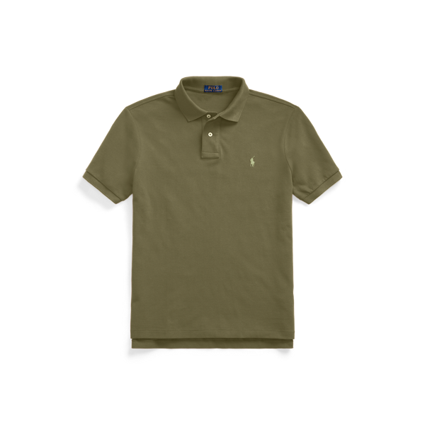 Polo cintré en coton piqué