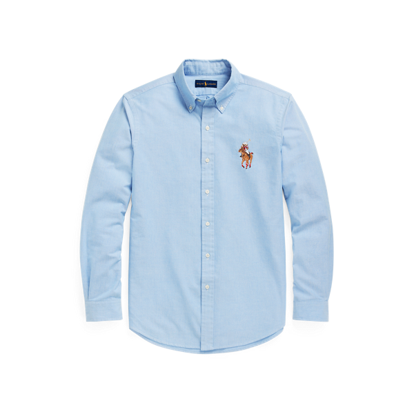 Chemise Oxford Polo Bear coupe ajustée
