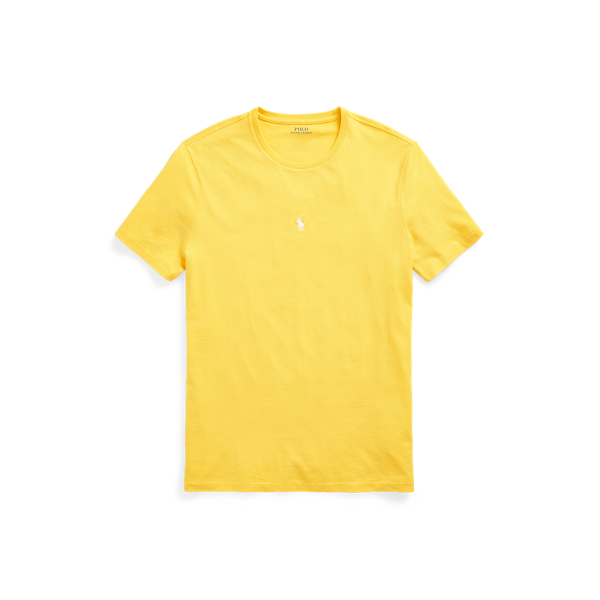 T-shirt ajusté à col rond en jersey pour Men | Ralph Lauren® BE