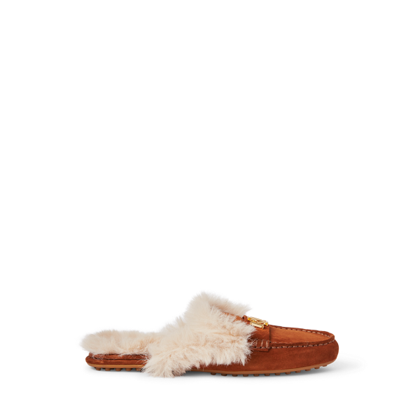 Mules Savanah bordées de fausse fourrure