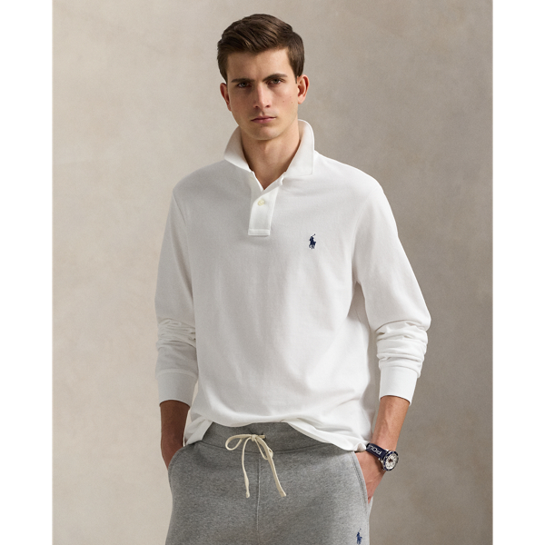 Mesh Long-Sleeve Polo Shirt - All Fits | Ralph Lauren