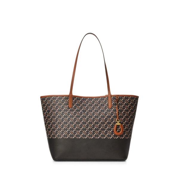 Cabas Collins moyen en toile enduite