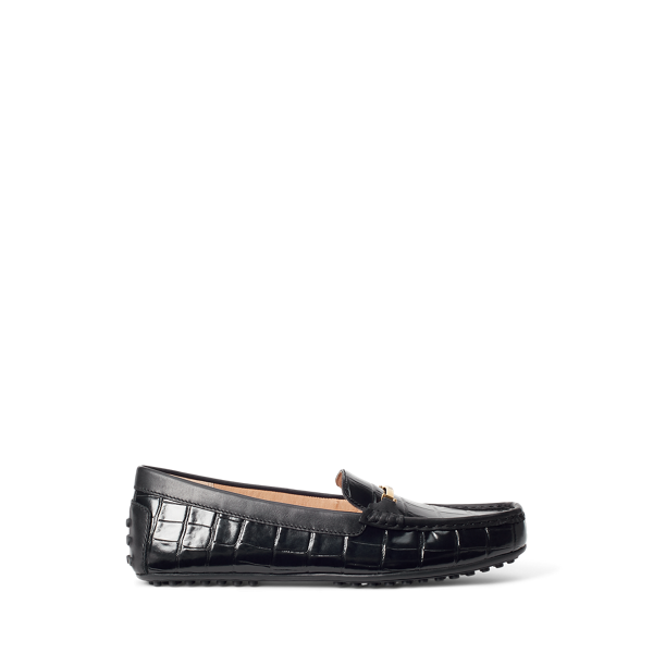 Mocassins Briony en cuir gaufré