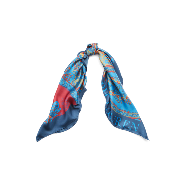 Carré Stella en sergé de soie