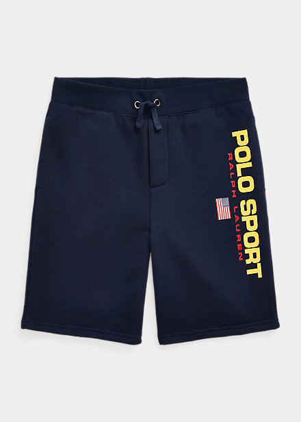 Polo Ralph Lauren Kids' Polo Sport Fleece Short In Cruise Navy