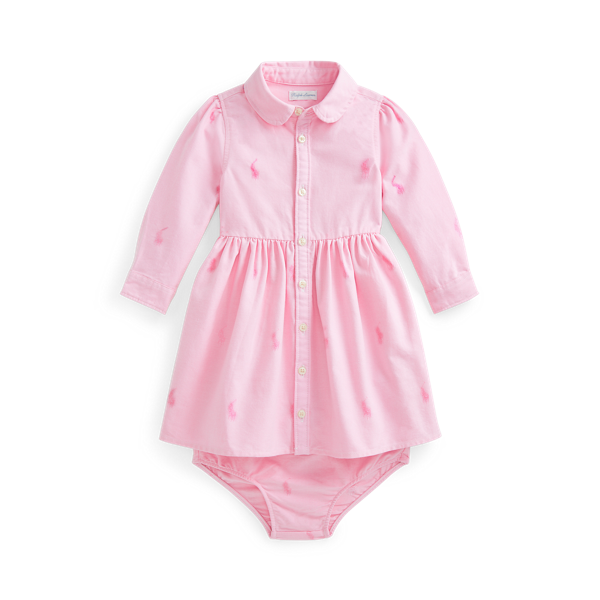 Robe-chemise poney en coton