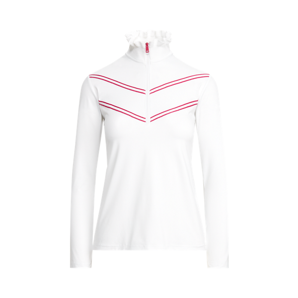 Pull demi-zippé Performance à chevrons