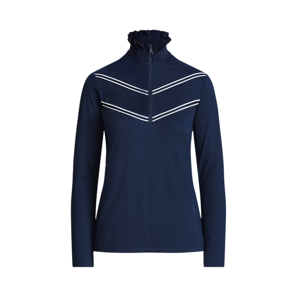 Pull demi-zippé Performance à chevrons