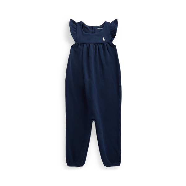 Combinaison molleton à manches volantées