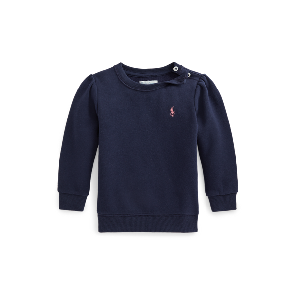 Sweat à manches bouffantes en molleton