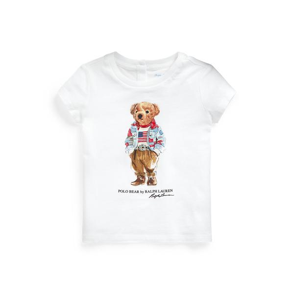 Polo Bear Cotton Jersey Tee