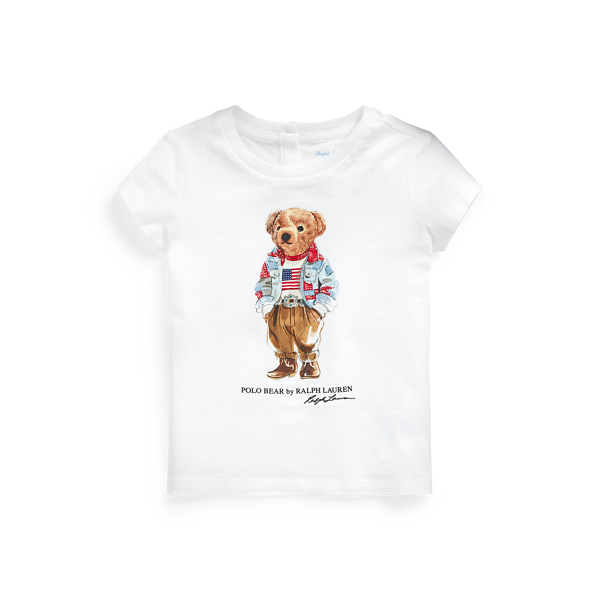 T-shirt Polo Bear jersey de coton