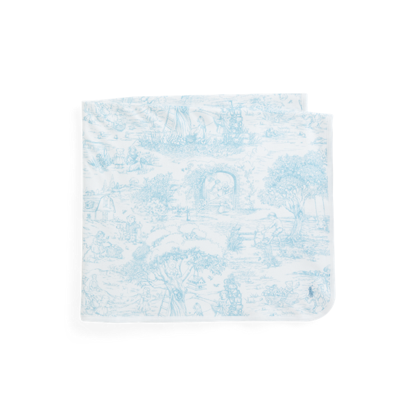 Couverture en coton à motif toile