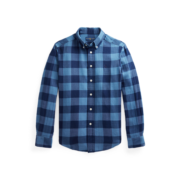 Chemise à carreaux Buffalo en coton