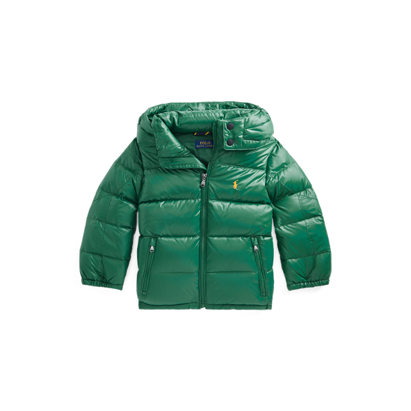 Water-Repellent Glossed Down Jacket