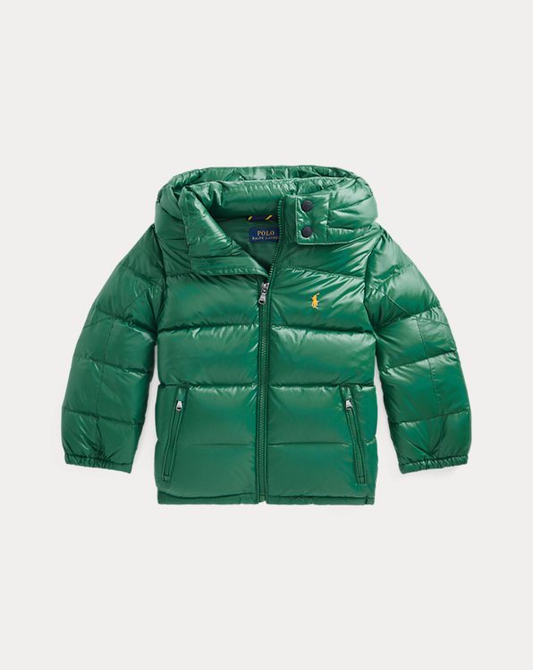 Water-Repellent Glossed Down Jacket