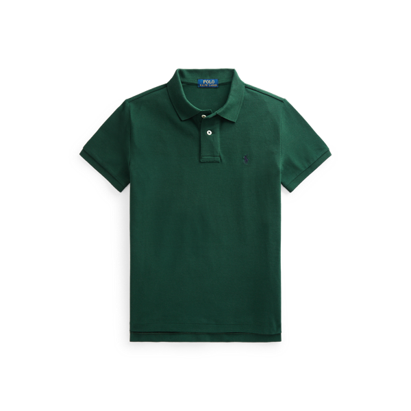 Polo cintré en coton piqué