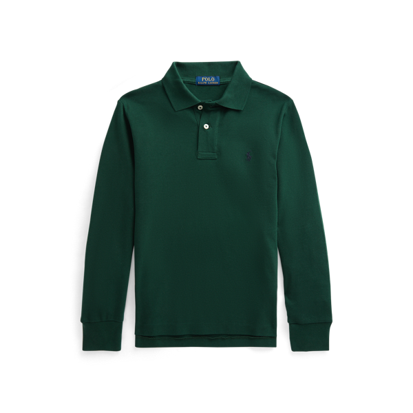 Polo cintré en coton piqué