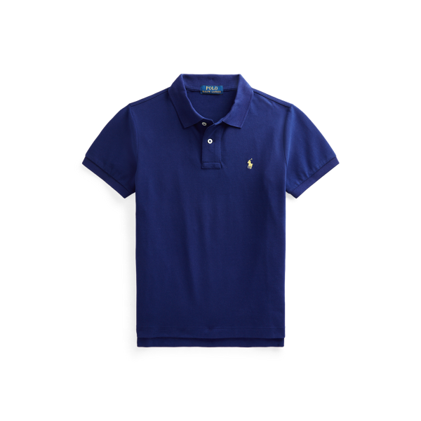 Polo cintré en coton piqué