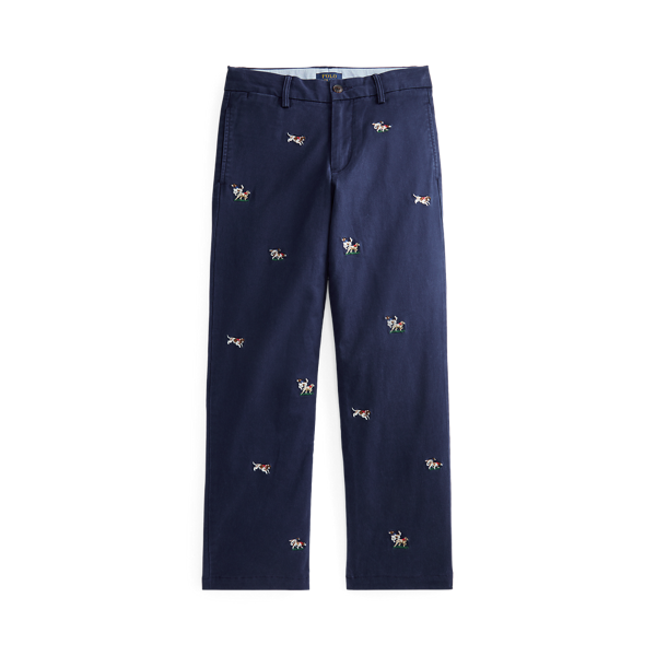 Pantalon en sergé stretch droit