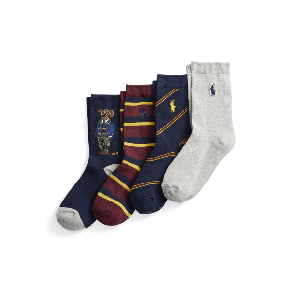 4 Paia Calzini Da Uomo Accoglienti Invernali A Righe Soffici - Foto 10