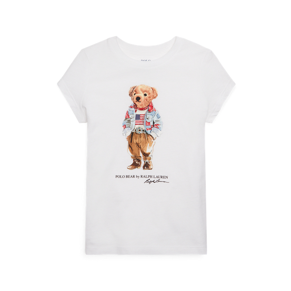 T-shirt malha de algodão Polo Bear