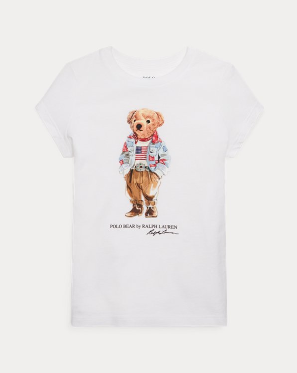 T-shirt malha de algodão Polo Bear
