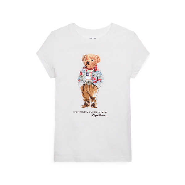 T-shirt Polo Bear jersey de coton