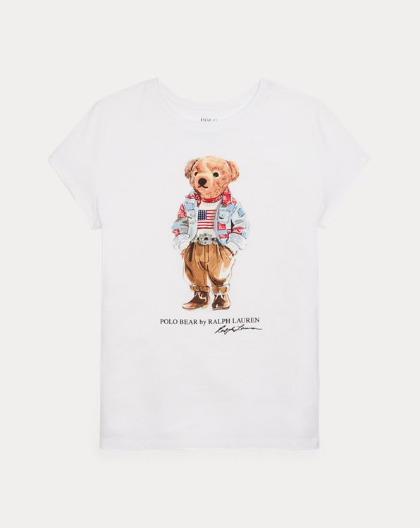 T-shirt Polo Bear jersey de coton