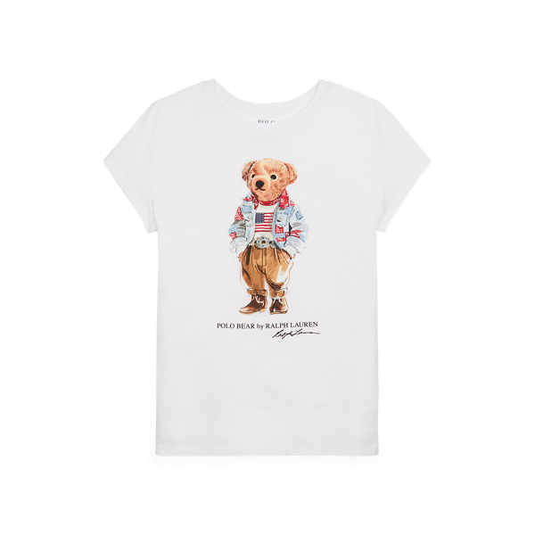 T-shirt Polo Bear jersey de coton