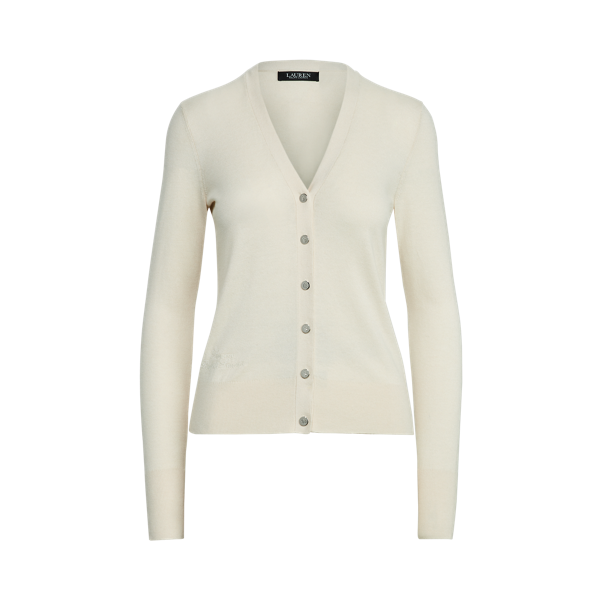 Pull cardigan en coton mélangé