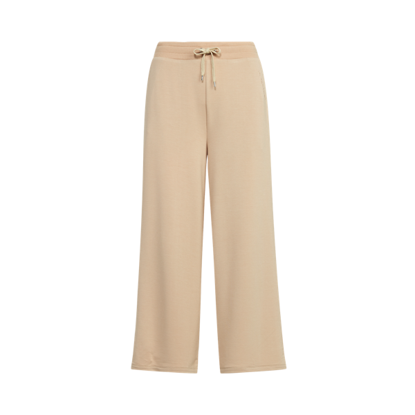 Cropped Wide-Leg Sweatpant