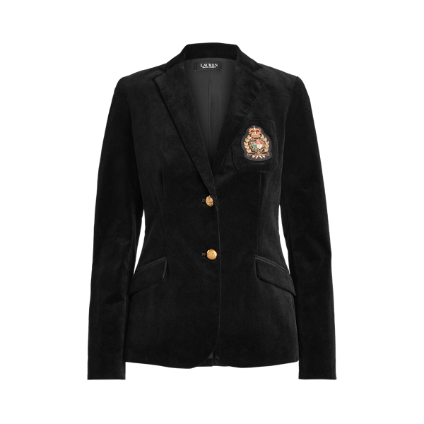 Blazer avec écusson broderie bullion