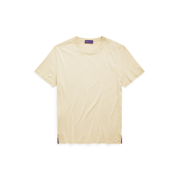 T-shirt à col rond fil d'Écosse