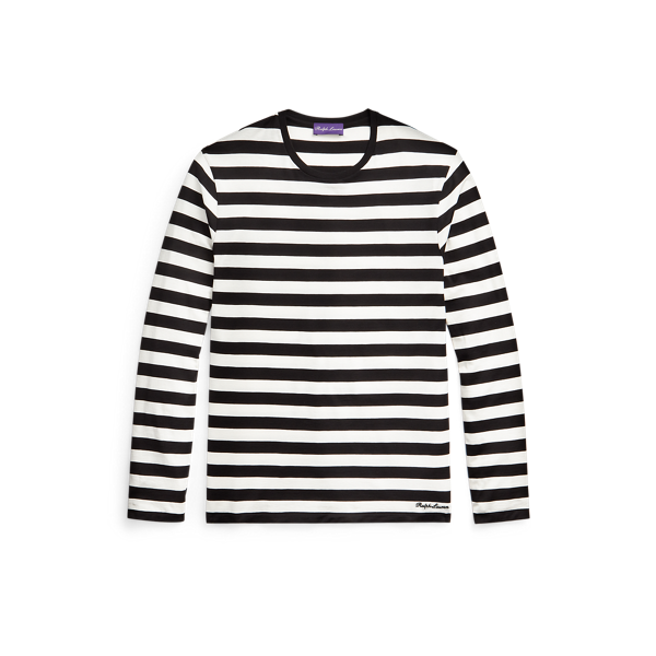 T-shirt rayé à manches longues