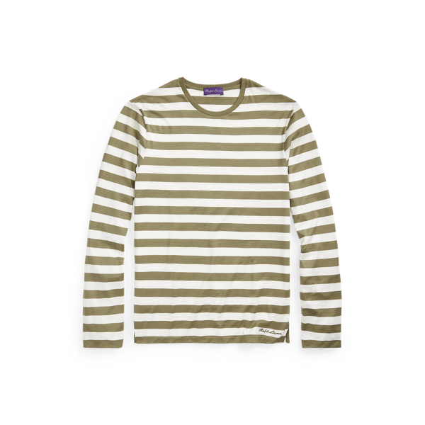 T-shirt rayé à manches longues