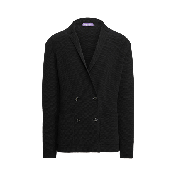 Cardigan blazer croisé