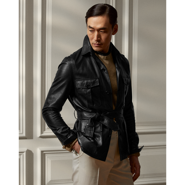 Actualizar 61+ imagen ralph lauren purple label leather jacket