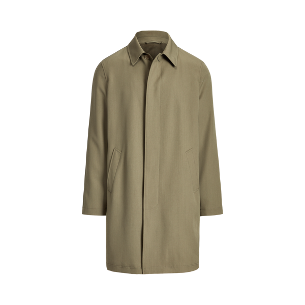 Trench balmacaan hydrofuge rangeable