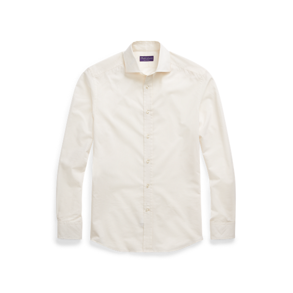 Chemise en popeline de soie et de coton