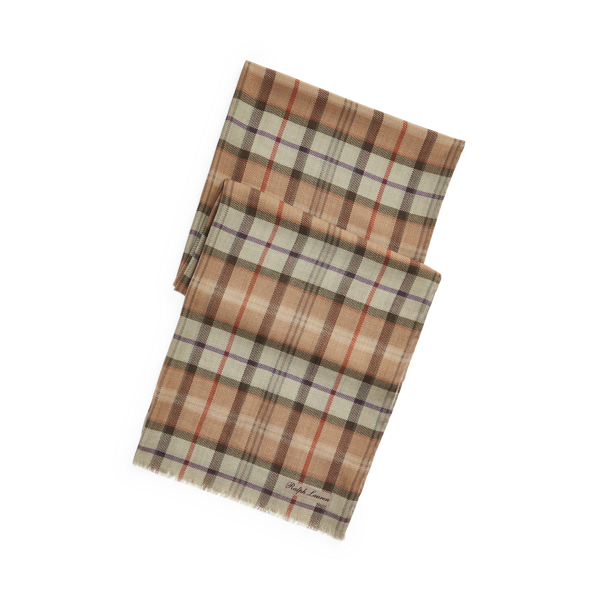 Écharpe en laine prince-de-galles