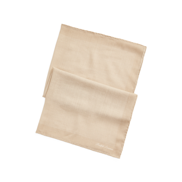 Écharpe à petits pois en laine