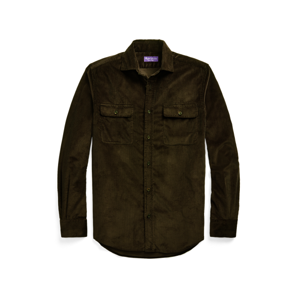 Chemise en velours côtelé