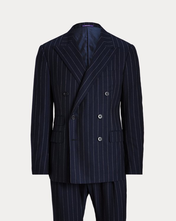 Gregory Pinstripe Wool-Blend Suit