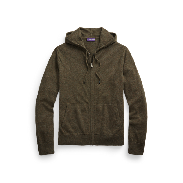 Pull à capuche laine et cachemire